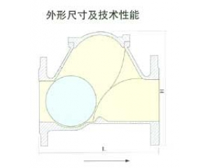 滑道滾球式止回閥結(jié)構(gòu)